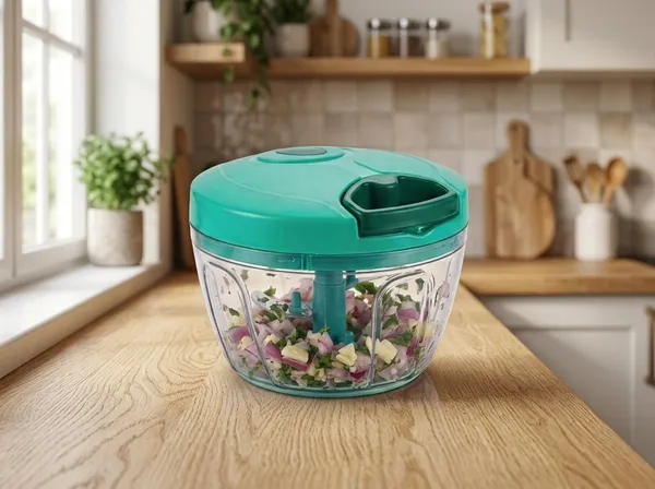 Plastic_Modern_Teal_Manual_Vegetable_Chopper
