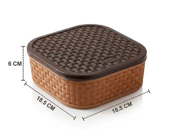 Plastic_Woven_Pattern_Brown_Storage_Basket_With_Lid