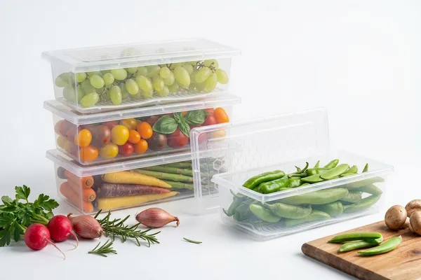 Plastic_Modern_Clear_Stackable_Refrigerator_Storage_Container_Set_Of_4