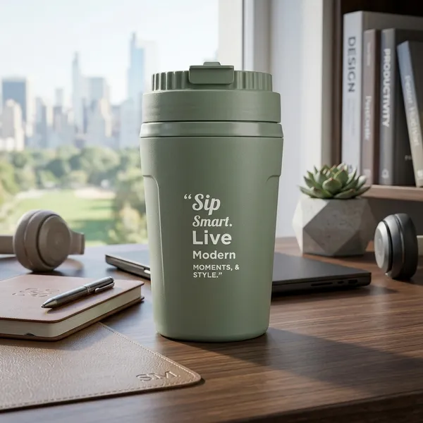 Stainless_Steel_Modern_Solid_Olive_Green_Insulated_Travel_Tumbler