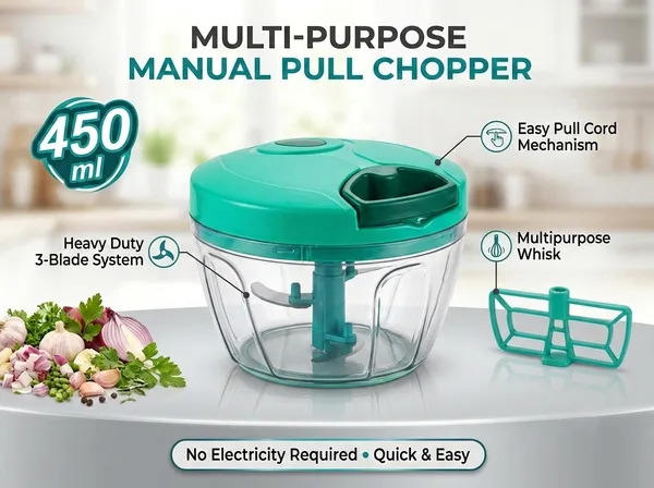 Plastic_Modern_Teal_Manual_Vegetable_Chopper