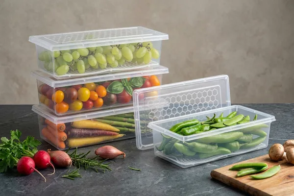 Plastic_Modern_Clear_Stackable_Refrigerator_Storage_Container_Set_Of_4