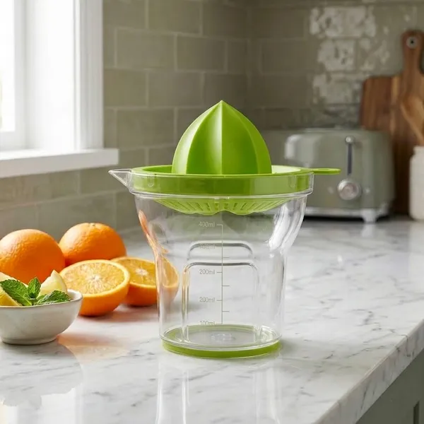 Green_Plastic_Manual_Citrus_Juicer_With_Measuring_Cup