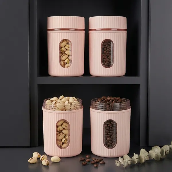 Plastic_Ribbed_Food_Storage_Container_With_Viewing_Window