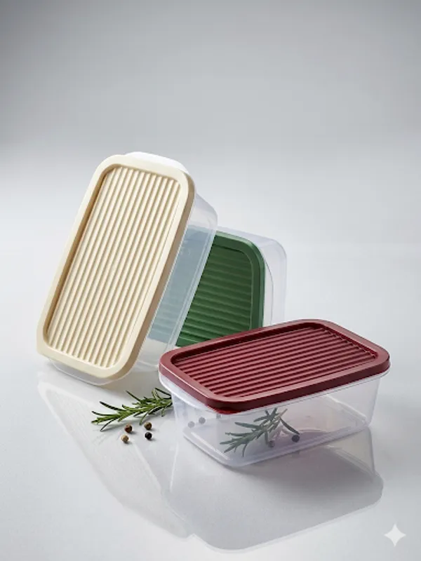 Plastic_Modern_Multicolour_Ribbed_Food_Storage_Container_Set_Of_3