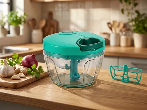 Plastic_Modern_Teal_Manual_Vegetable_Chopper