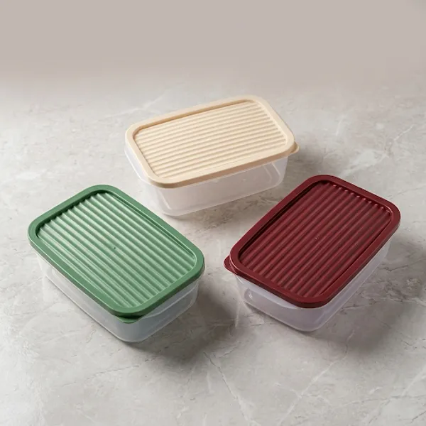 Plastic_Modern_Multicolour_Ribbed_Food_Storage_Container_Set_Of_3