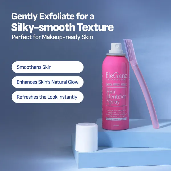 EleGanz_Professional_Hair_Identifier_Spray_|_Natural_Starch_Face_&_Body_Hair_Removal_Prep_Spray_with_Razor