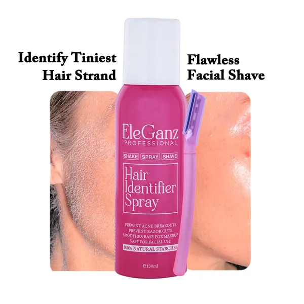 EleGanz_Professional_Hair_Identifier_Spray_|_Natural_Starch_Face_&_Body_Hair_Removal_Prep_Spray_with_Razor