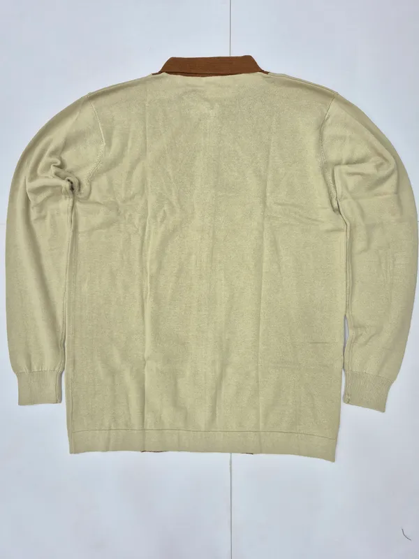 Beige_Knited_Full_Zipper_Full_Sleeve_T-Shirt_for_Men