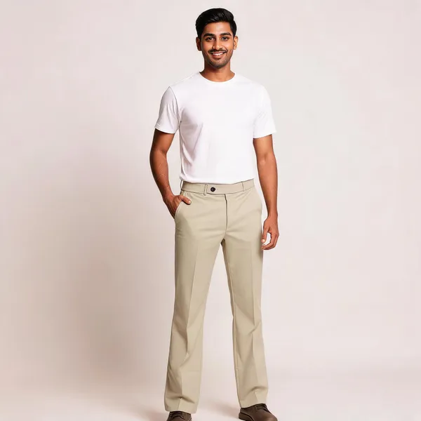 Beige_Boot_cut_Trousers_for_Men
