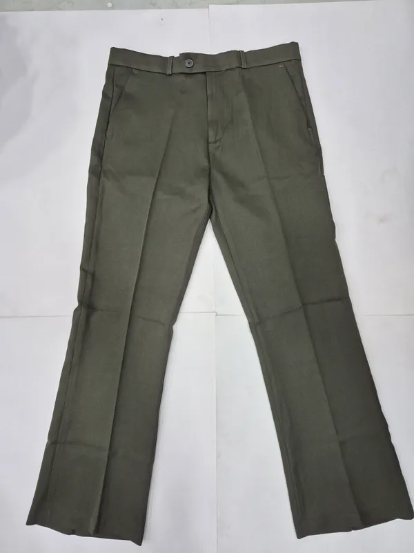Olive_Green_Boot_cut_Trousers_for_Men
