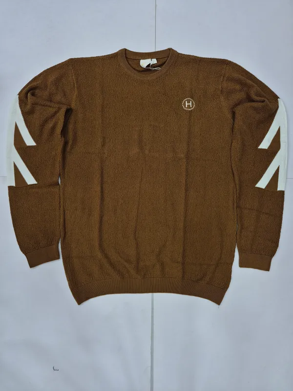 Brown_Knited_Round_Neck_Full_Sleeve_T-Shirt_for_Men