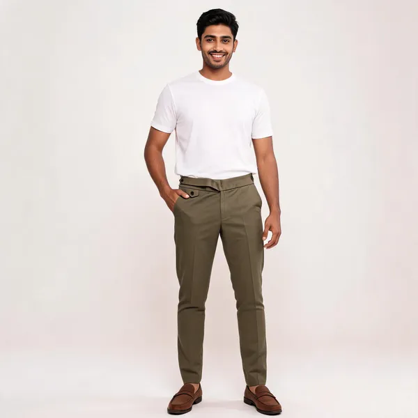 Khaki_Green_Formal_Gurkha__Fit_Trousers_for_Men