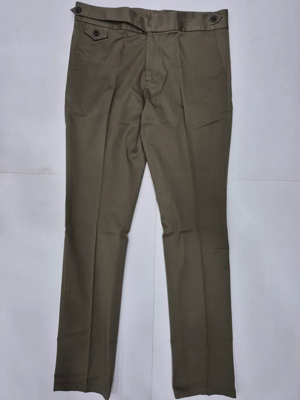 Khaki_Green_Formal_Gurkha__Fit_Trousers_for_Men