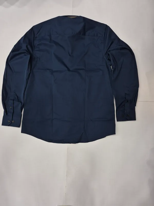 Navy_Solid__Imported_Full_Sleeve_Shirt_for_Men