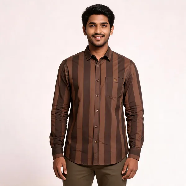 Brown__Oxford_Striped_Shirt_for_Men