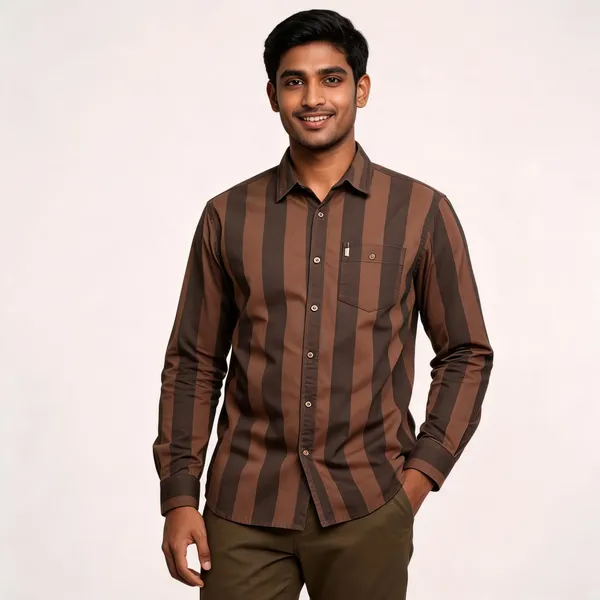 Brown__Oxford_Striped_Shirt_for_Men