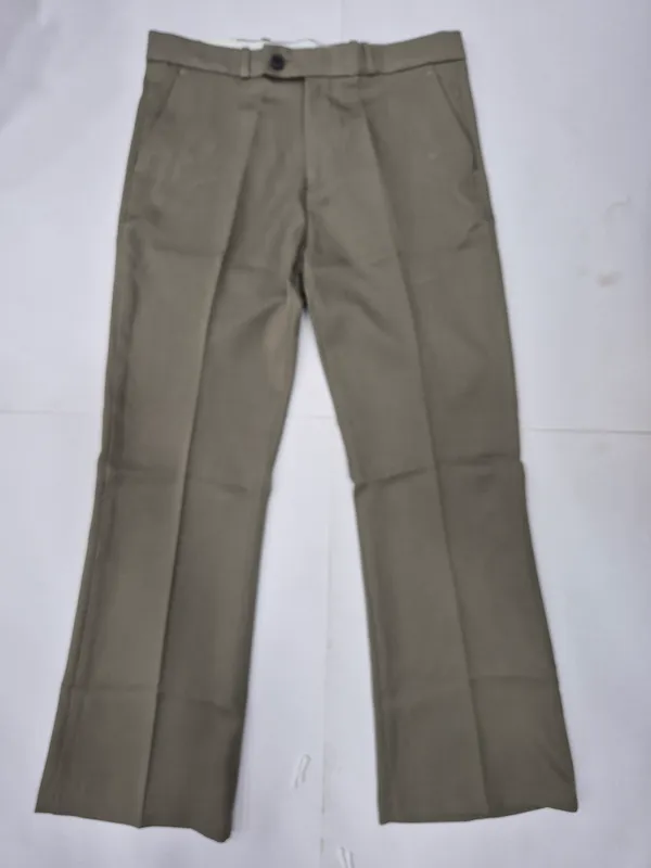 Olive_Brown_Boot_cut_Trousers_for_Men