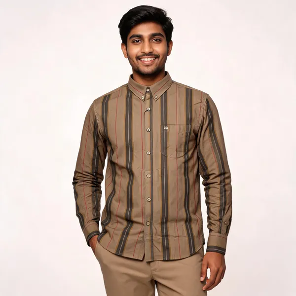 Brown__Oxford_Striped_Shirt_for_Men