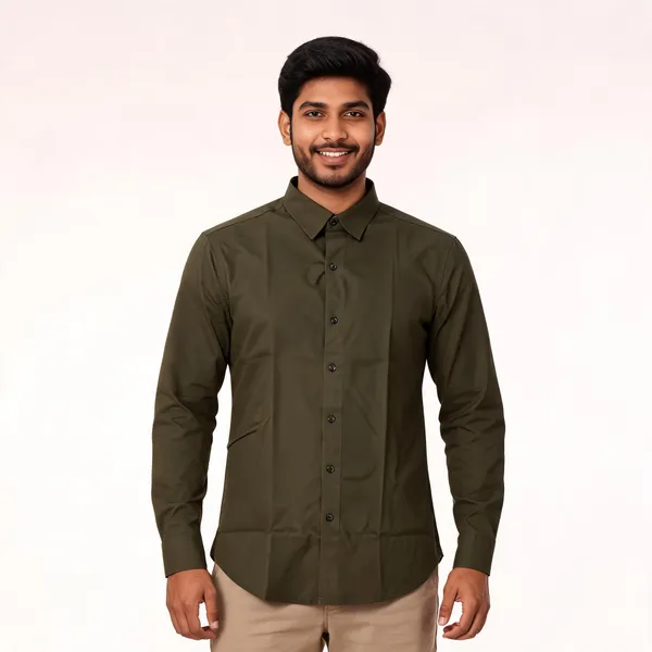 Olive_Solid_Imported_Full_Sleeve_Shirt_for_Men
