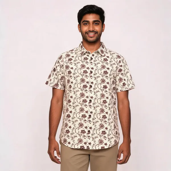 Stichless_Floral_Print_Half_Sleeve_Shirt_for_Men