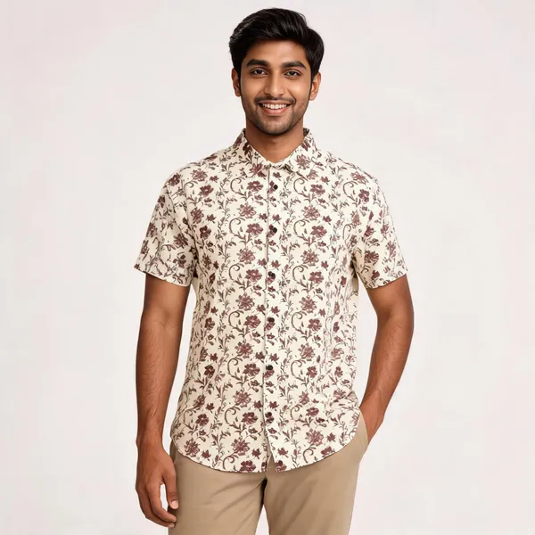 Stichless_Floral_Print_Half_Sleeve_Shirt_for_Men