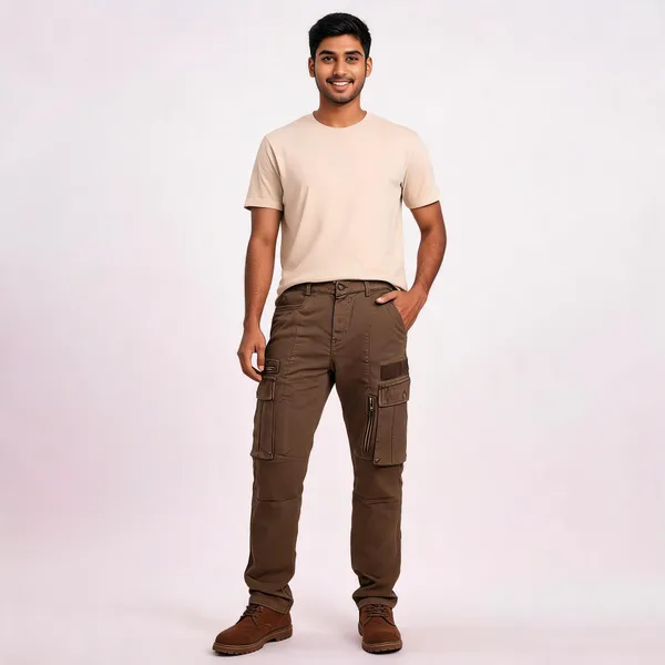 Chocolate_Brown_6_Pocket_CottonTwill_Cargo_Pants_for_Men