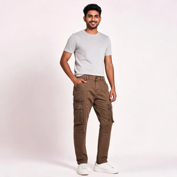 Chocolate_Brown_6_Pocket_CottonTwill_Cargo_Pants_for_Men
