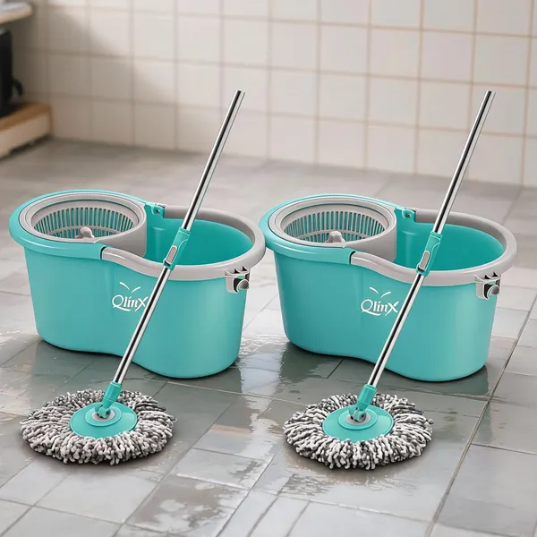 Steel_Handle_Microfiber_Sea_Green_Spin_Mop_Set_With_Bucket_Pack_Of_2