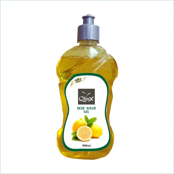 Qlinx_Lemon_Extract_Dishwashing_Gel_500_Ml_Pack_Of_2