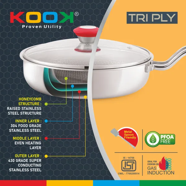 TRIPLYNONSTICK_(HONEY_COMB)_DEEP_FRY_PAN_WITH_GLASS_LID