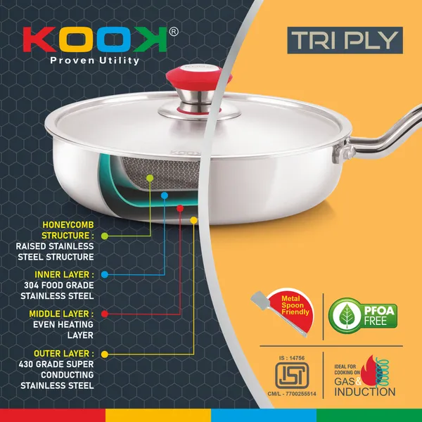 TRIPLYNONSTICK_(HONEY_COMB)_DEEP_FRY_PAN_WITH_STAINLESS_STEEL_LID
