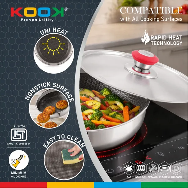 TRIPLYNONSTICK_(HONEY_COMB)_DEEP_FRY_PAN_WITH_STAINLESS_STEEL_LID