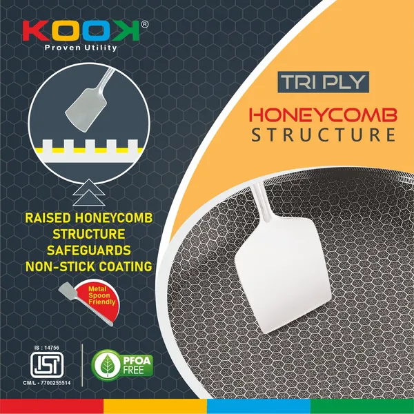 TRIPLYNONSTICK_(HONEY_COMB)_(TAPER)_FRY_PAN