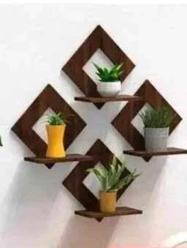 Natural_Wood_Geometric_Diamond_Shape_Wall_Mounted_Shelf_Set