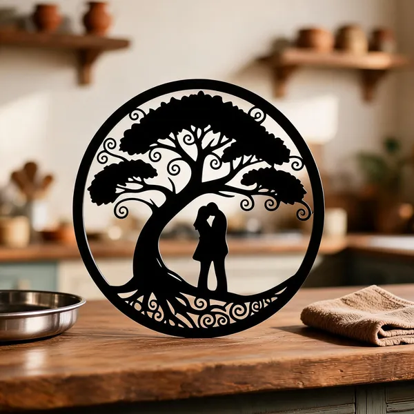 Metal_Black_Circular_Couple_Tree_Of_Life_Silhouette_Wall_Art