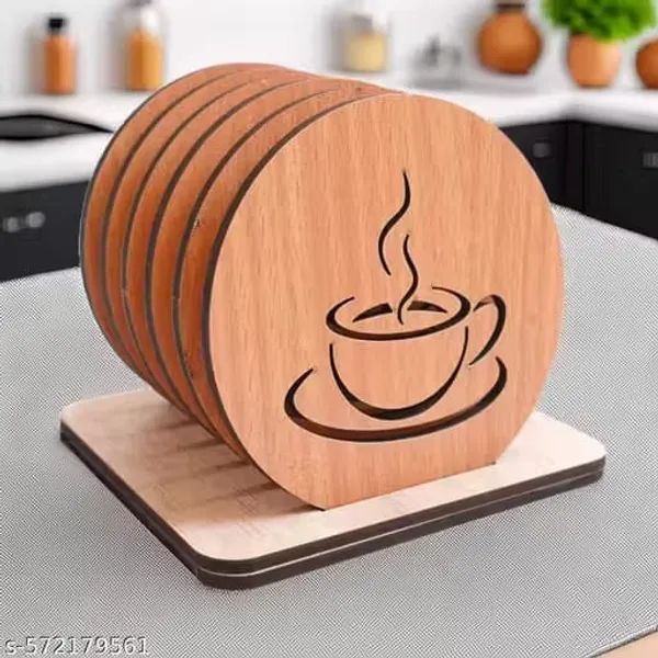 Wood_Rustic_Coffee_Cup_Laser_Cut_Round_Tea_Coaster_Set_Of_6
