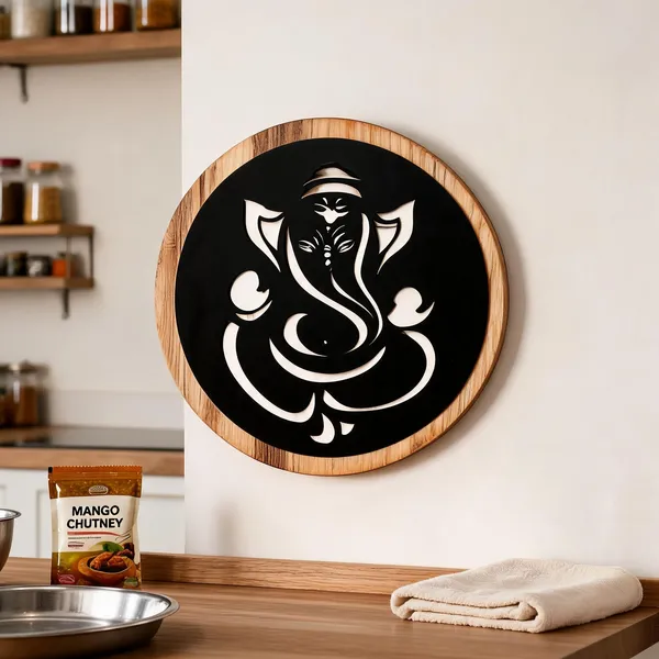 Metal_Spiritual_Lord_Ganesha_Round_Wall_Art