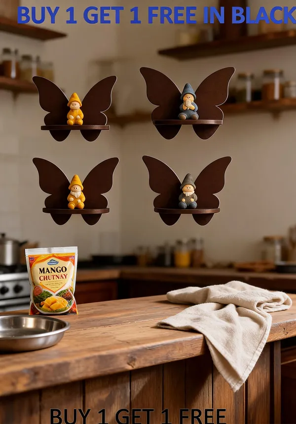 Wood_Decorative_Butterfly_Silhouette_Floating_Wall_Shelf