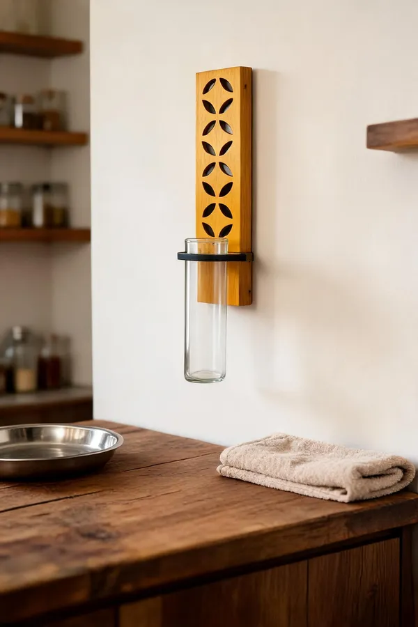Natural_Wood_Decorative_Leaf_Cutout_Wall_Sconce_Planter_With_Glass_Vase