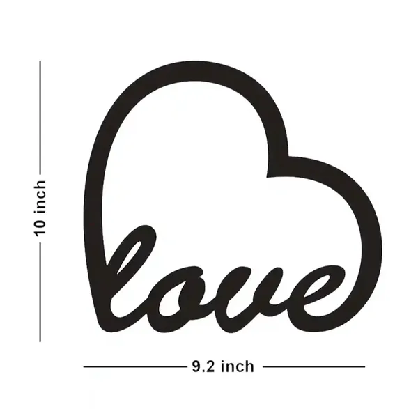 Metal_Modern_Heart_Love_Script_Wall_Art_Decor