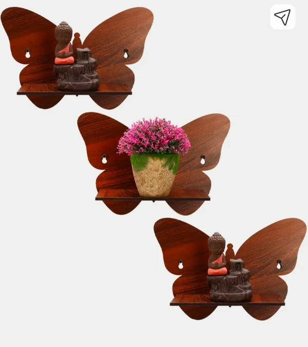 Wood_Brown_Butterfly_Shape_Wall_Mounted_Floating_Shelf_Set_Of_3