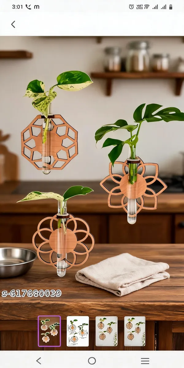 Natural_Wood_Geometric_Wall_Hanging_Propagation_Vase_Set