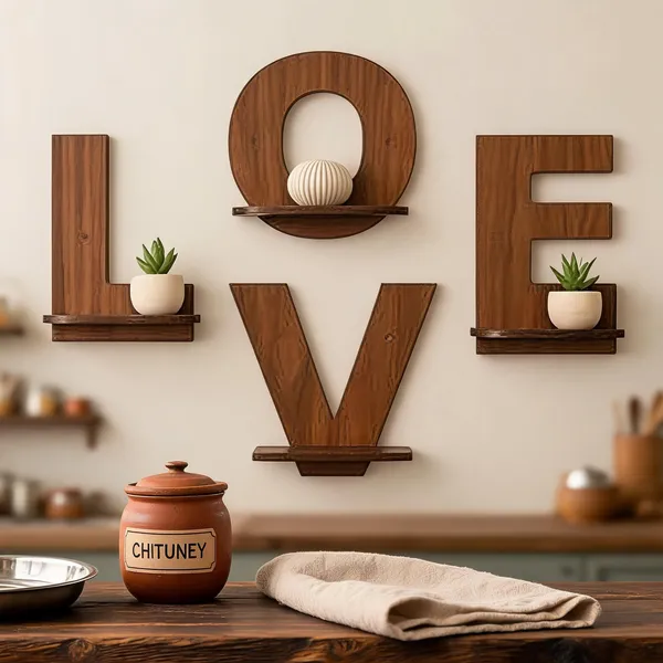 Wood_Rustic_Love_Letter_Shaped_Floating_Wall_Shelves_Set