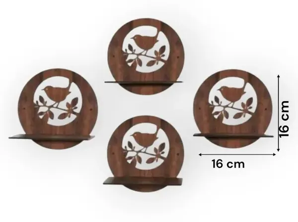Natural_Wood_Rustic_Bird_Floral_Carved_Round_Wall_Shelves_Set_Of_4
