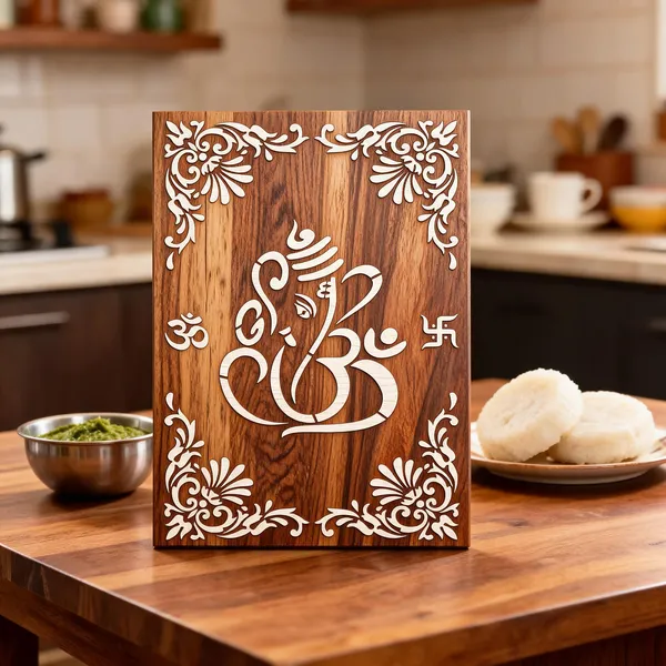 Wood_Brown_Ganesha_Om_Motif_Decorative_Wall_Art_Panel