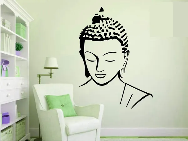 Serene_Buddha_Face_Line_Art_Vinyl_Wall_Decal