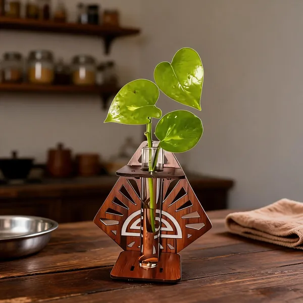 Wood_Brown_Sunburst_Diamond_Wall_Mounted_Glass_Vase_Planter