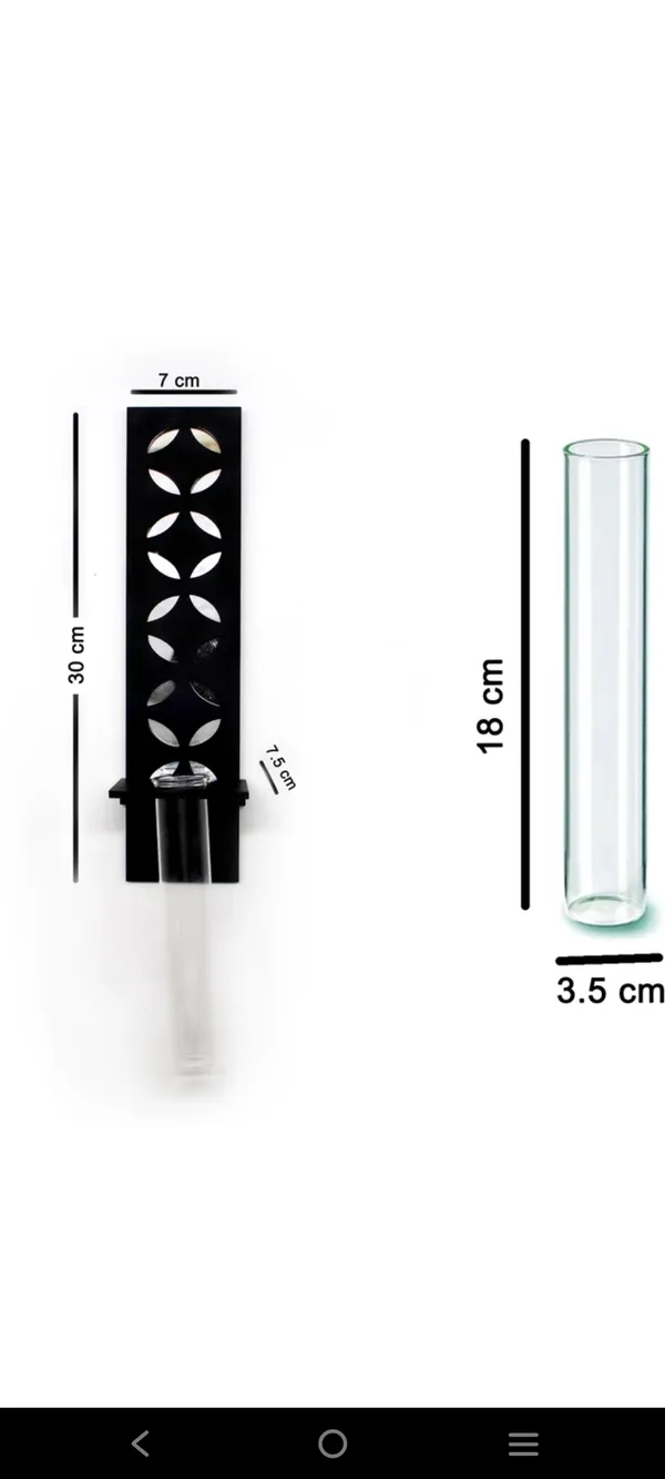 Metal_Decorative_Leaf_Cutout_Wall_Mounted_Test_Tube_Vase